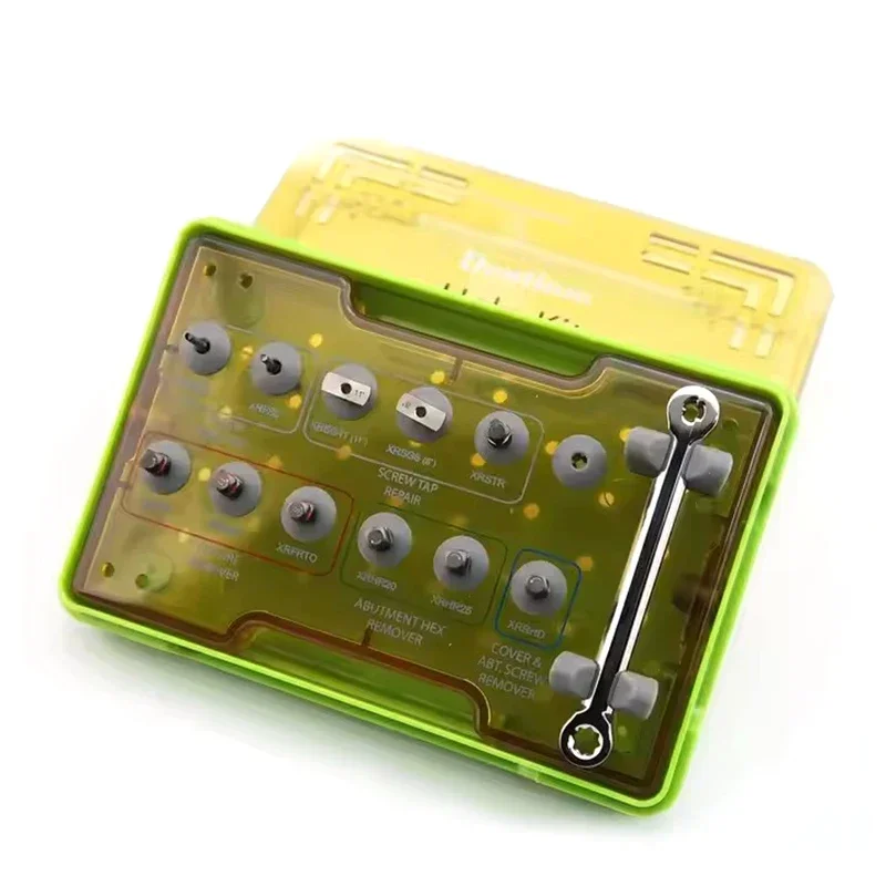 Dental Implant Fixture Fractured Screw Removal Set Dentium XIH Help Kit Abutment Cover Screw Remover Dental Tools