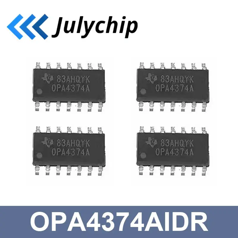 OPA4374AIDR CMOS Amplifier 4 Circuit Rail-to-Rail 14-SOIC New Original Bom Support