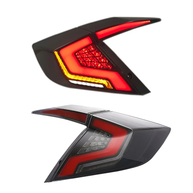 

TT-ABC Factory New Style Easy Installation Car Modified Tail Lamp LED Tail Light for Honda CIVIC 2016 - 2018