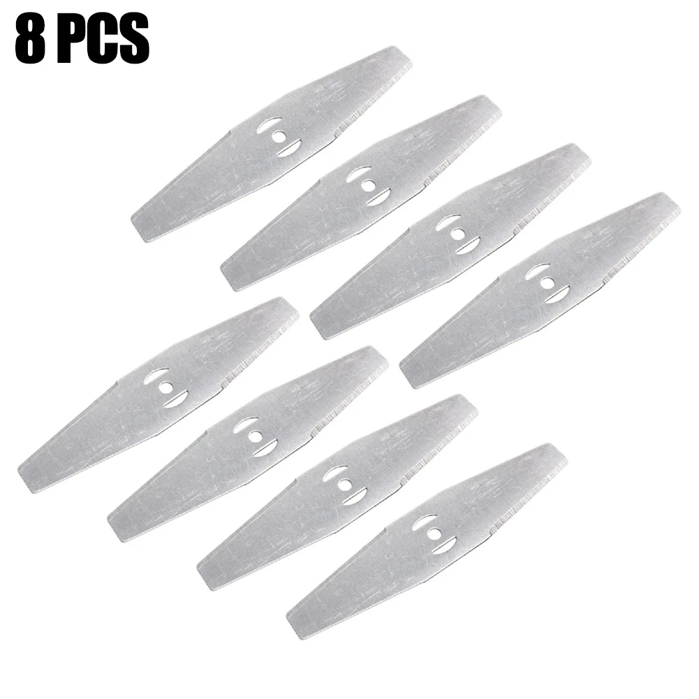 Imagem -03 - Metal Grass String Trimmer Blades Cortador de Grama Garden Tool Substituições Saw Blade para Cortar Grass Blade Pcs por Conjunto