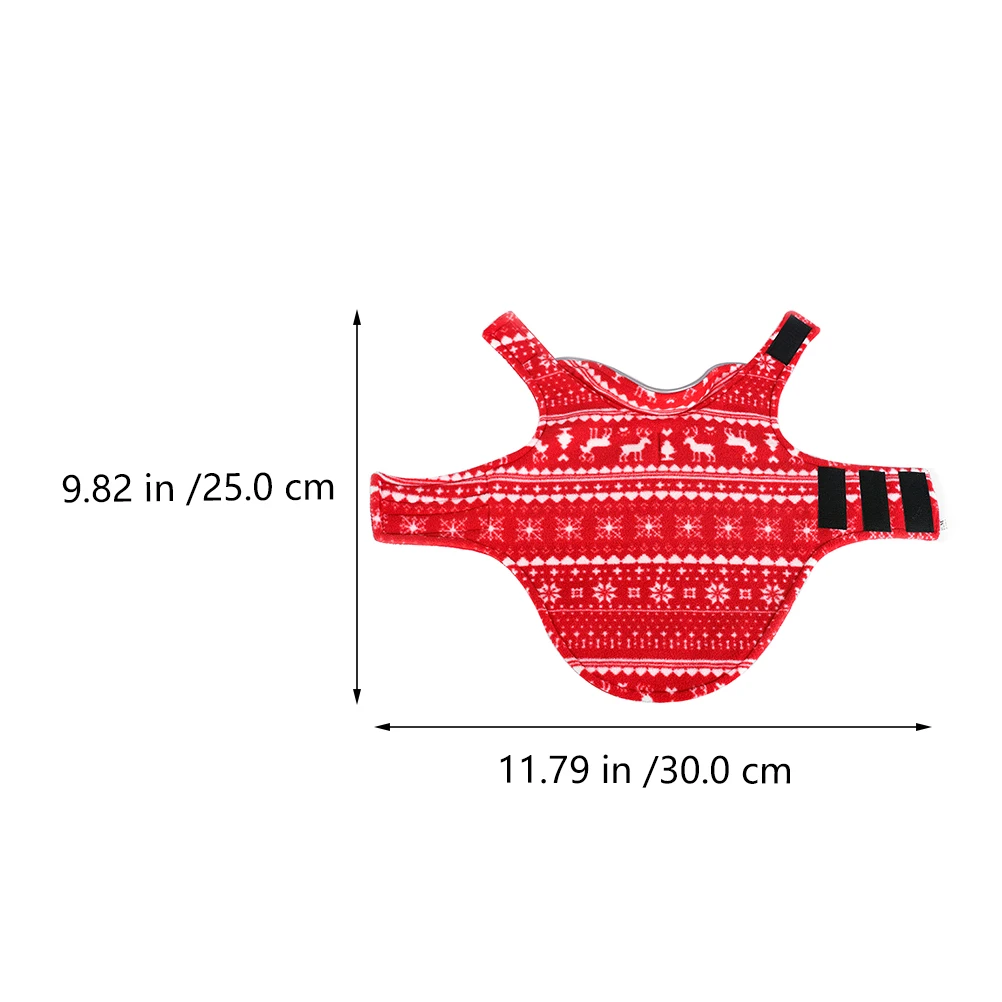 

Christmas Print Dog Coat Double-side Apparel Puppy Costume Pet Xmas Supply Water Proof