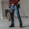 Emersongear 블루 라벨 자유 전술 청바지, 의무 카고 바지, 데님 바지, 인체 공학적 캠핑 하이킹 사냥 스포츠 야외 5