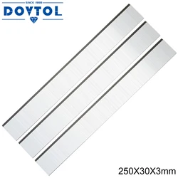 250x30x3mm Industrial Planer and Jointer Blades Knives Replacement for all 250mm Thickness Planer 3pcs