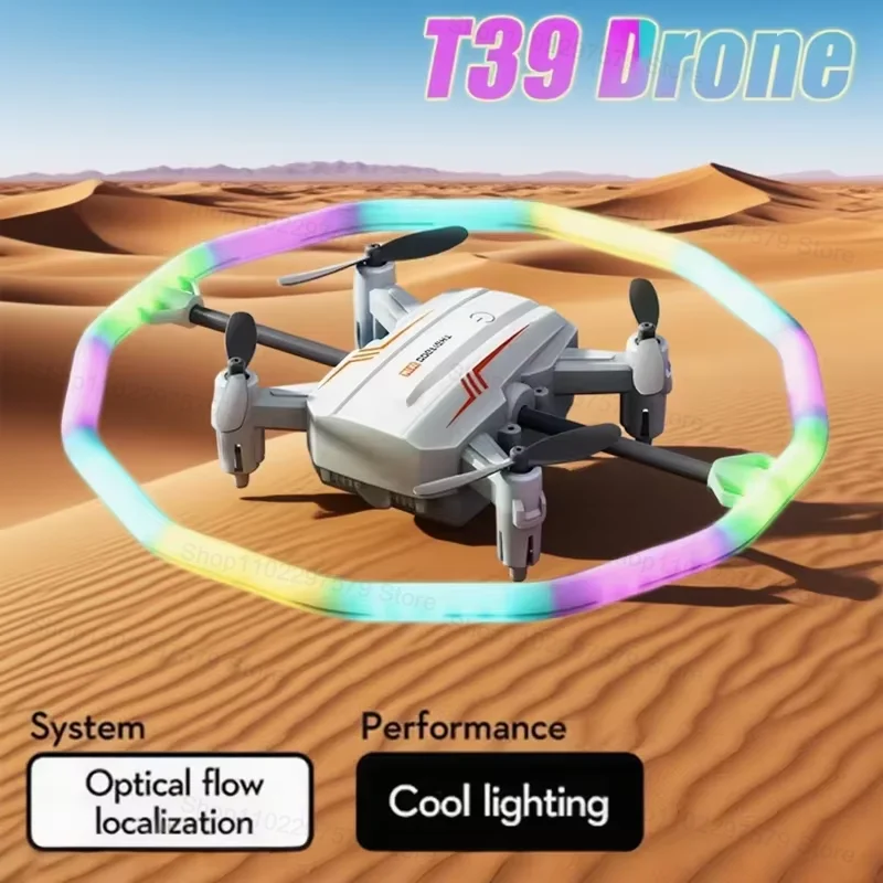 T39 Mini Drone Remote Control 360 Rolling Fixed Height Micro Drone With Colored Lights Four Axis Professional Mini Aircraft Toys