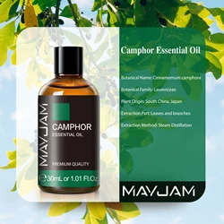 MAYJAM 30ML Pure Natural Essential Oils For Making Candles Camphor Eucalyptus Cedarwood Peppermint Sandalwood Tea Tree Oil