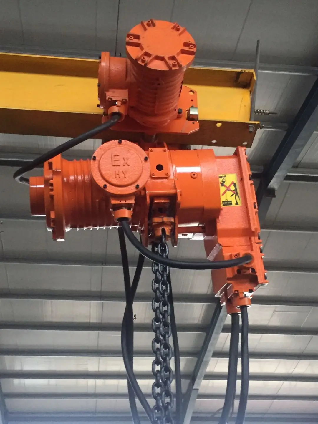 5ton  Hazardous Area Explosion Proof Electric Chain Hoist with electric trolley Chain Hoist