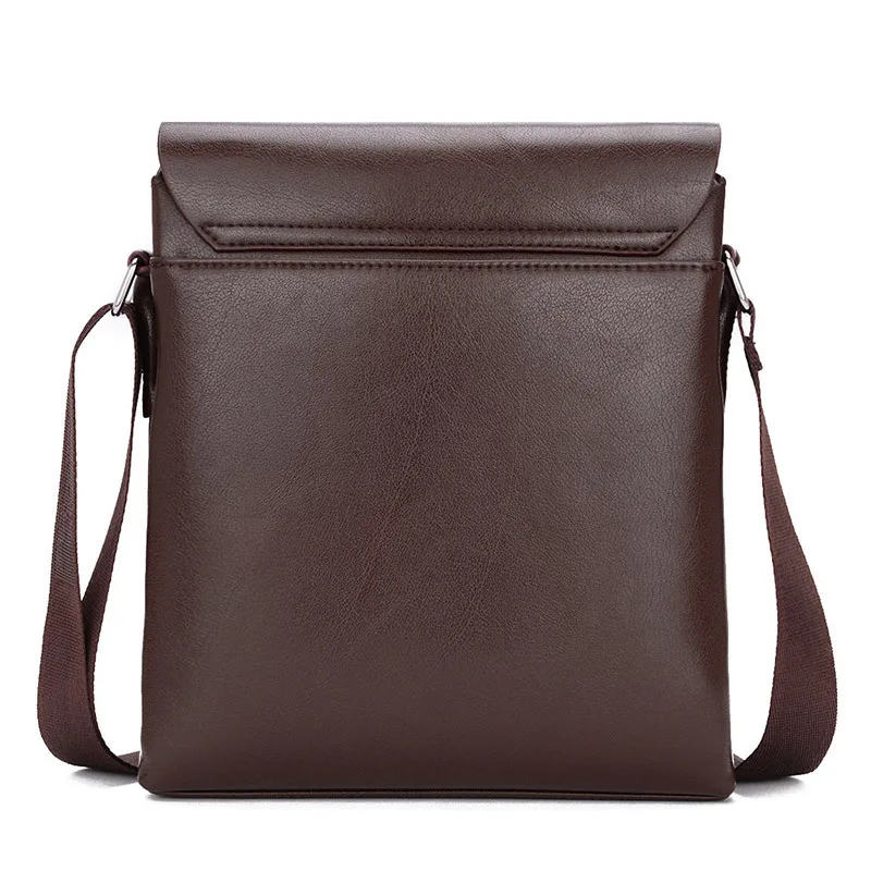 2024 Summer New Vintage Men Crossbody Bag Leather Shoulder Bag For Men Handbags Brown Black Business Messenger Bag Male Flap