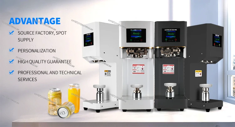 Automatic sealing machine, can and cup seams and soda beer tin cup seams cans