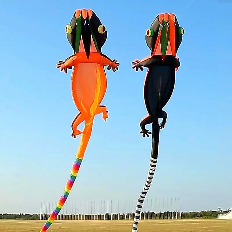 14m gekko vliegers vliegen professionele wind vliegers zachte vliegers parachute gigantische vliegers voor volwassenen vliegers reel kite surf kite cometas