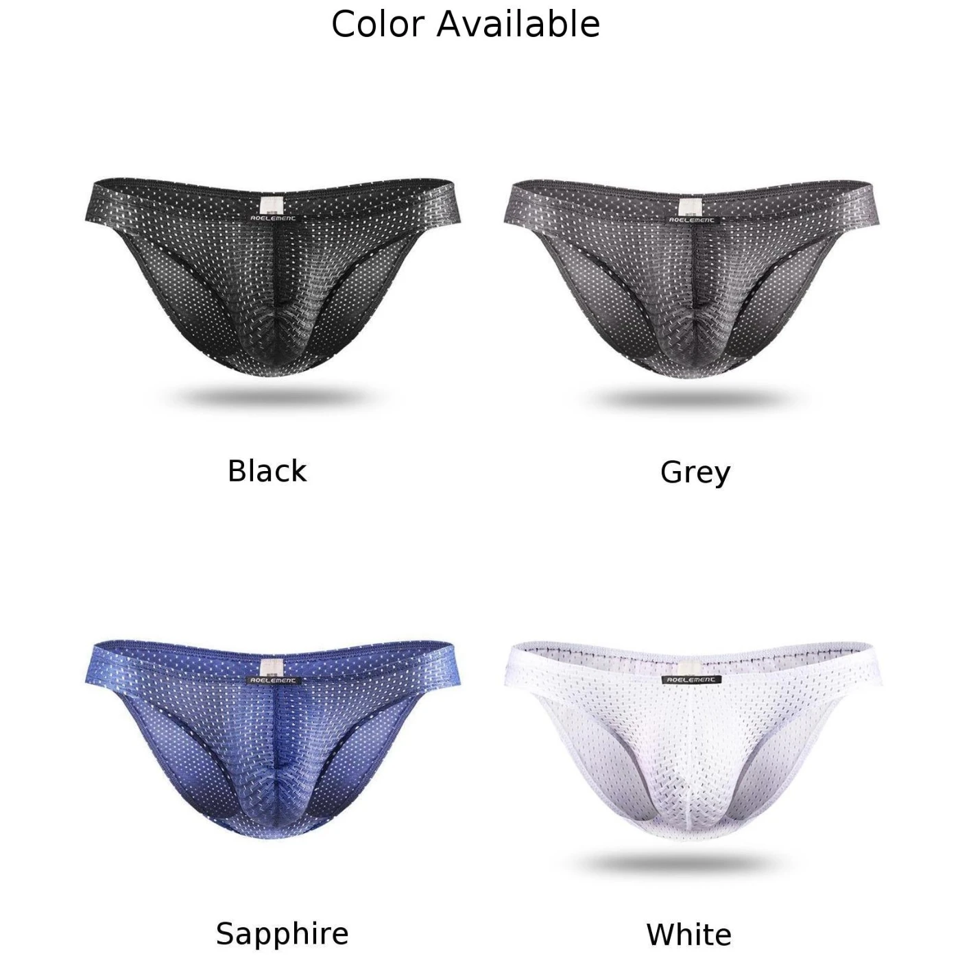 Fashion Men Underwear Mesh Hollow Breathable Sexy Thong Underpant Lingerie Ultrathin Panties Beachwear Swimsuit Sensual Knickers