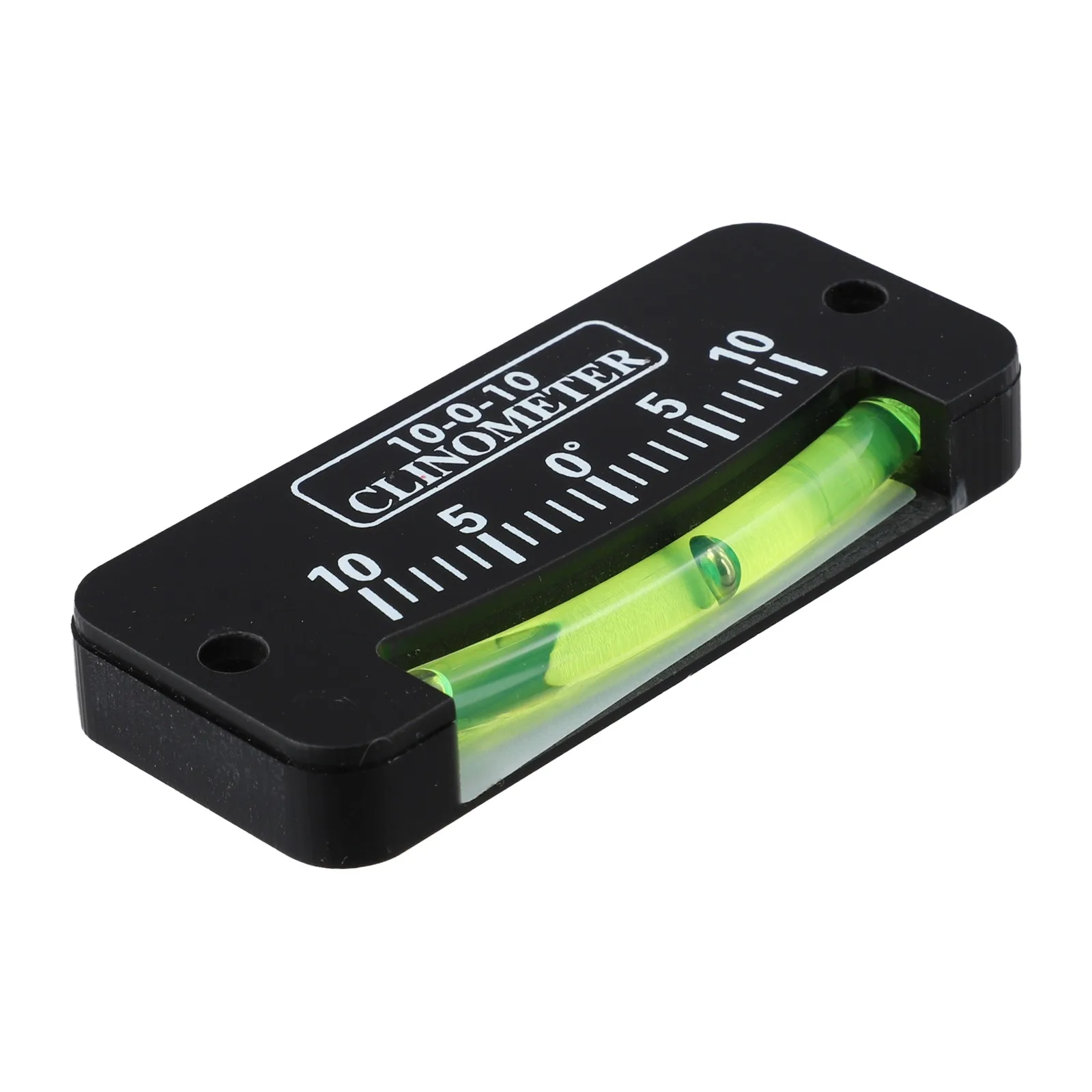 

Inclinometer 8.9*1.2*3.8cm Copper Bead Leveling Bright Green Display Easy Installation Accurate Tilt Measurement