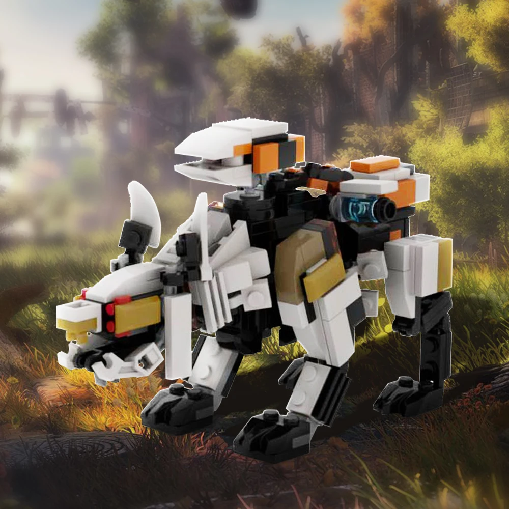 

MOC Scorcher from Horizon Zero Dawn Building Blocks Set Horizon Zero Dawn Thunderjaw Model Bricks Toys For kid Gift