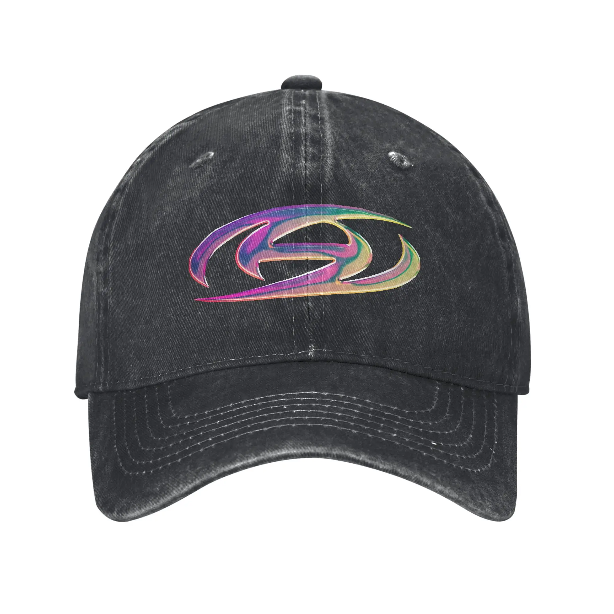 Ateezs Chromatic Logo Baseball Caps Vintage Distressed Denim  Headwear Unisex Style Outdoor Running Golf Unstructured Soft Hats