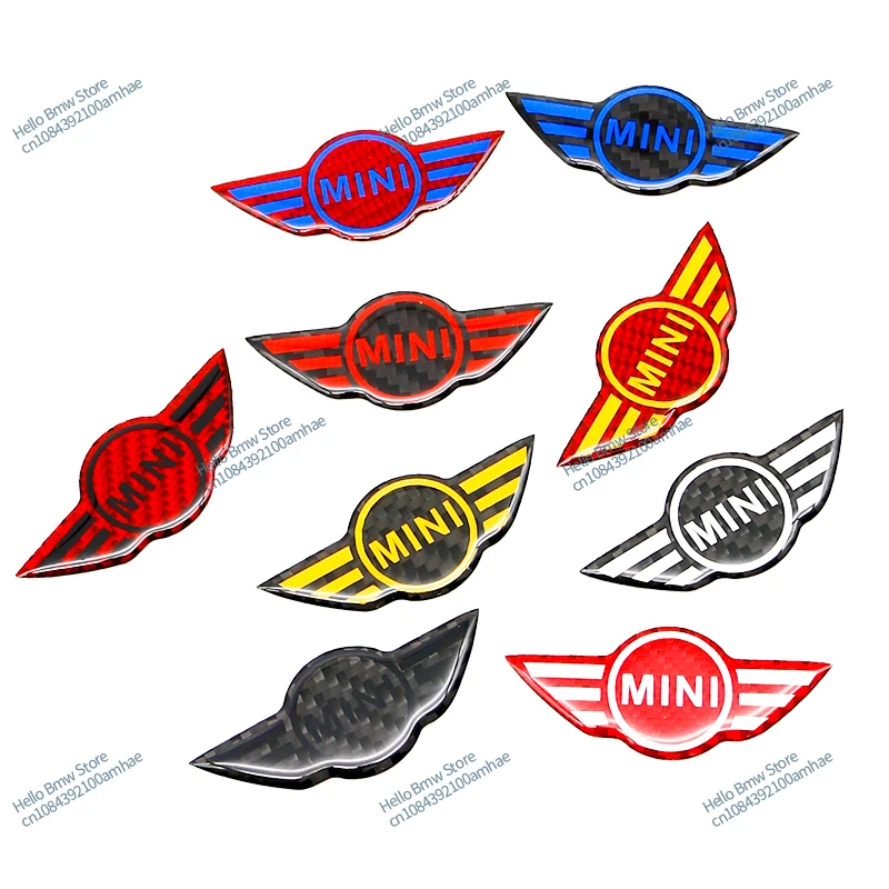 Car Steering Wheel Badge Emblem Sticker Auto Interior Accessories For Mini Cooper S R52 R56 R55 R57 R50 R53 F56 F55 F57 F60 R60