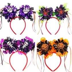 Funny Halloween Hair Hoop Spider Ghost Pumpkin Headband Halloween Headpiece Hair Accessories Cosplay prop Kids Gift Toys