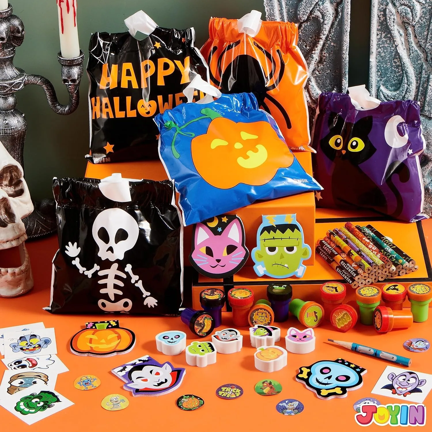 168-Piece Halloween Stationery Party Favor Set – detail image 3