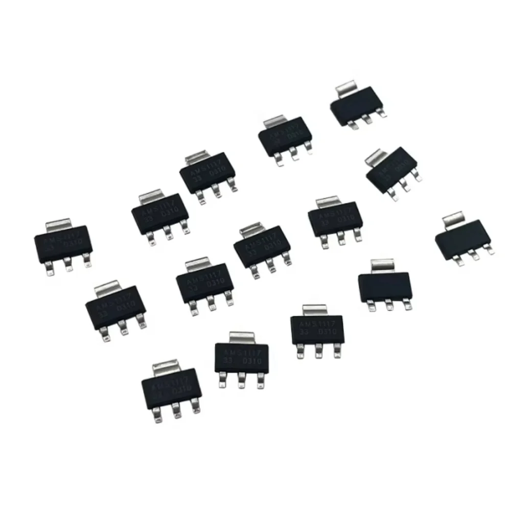 SOT-223 10PCS,Voltage Regulator  AMS1117-3.3V AMS1117-ADJ AMS1117-5.0V AMS1117-2.5V AMS1117-1.8V AMS1117-1.5V 1.2V-5V