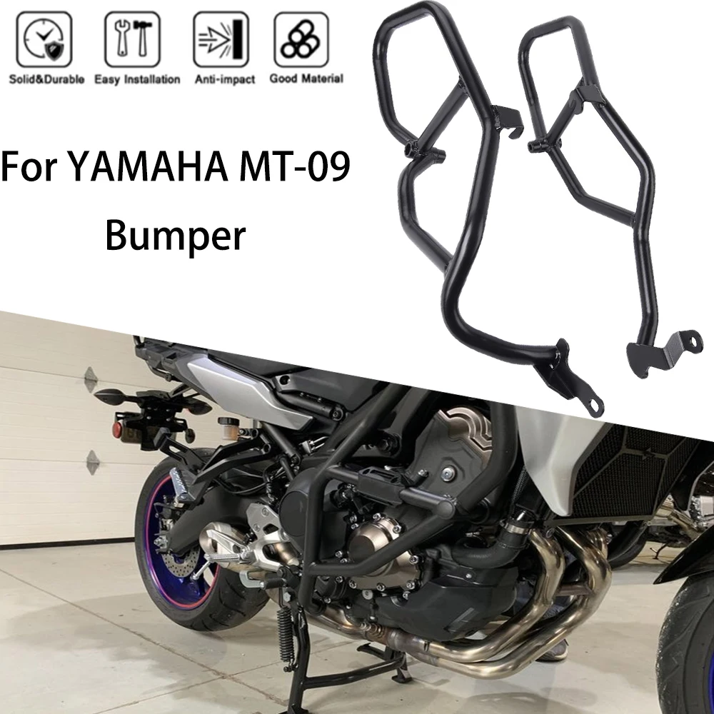 

MTKRACING For YAMAHA MT-09 2014-2020 Motorcycle bumper engine protection device collision bar body frame protector accessories