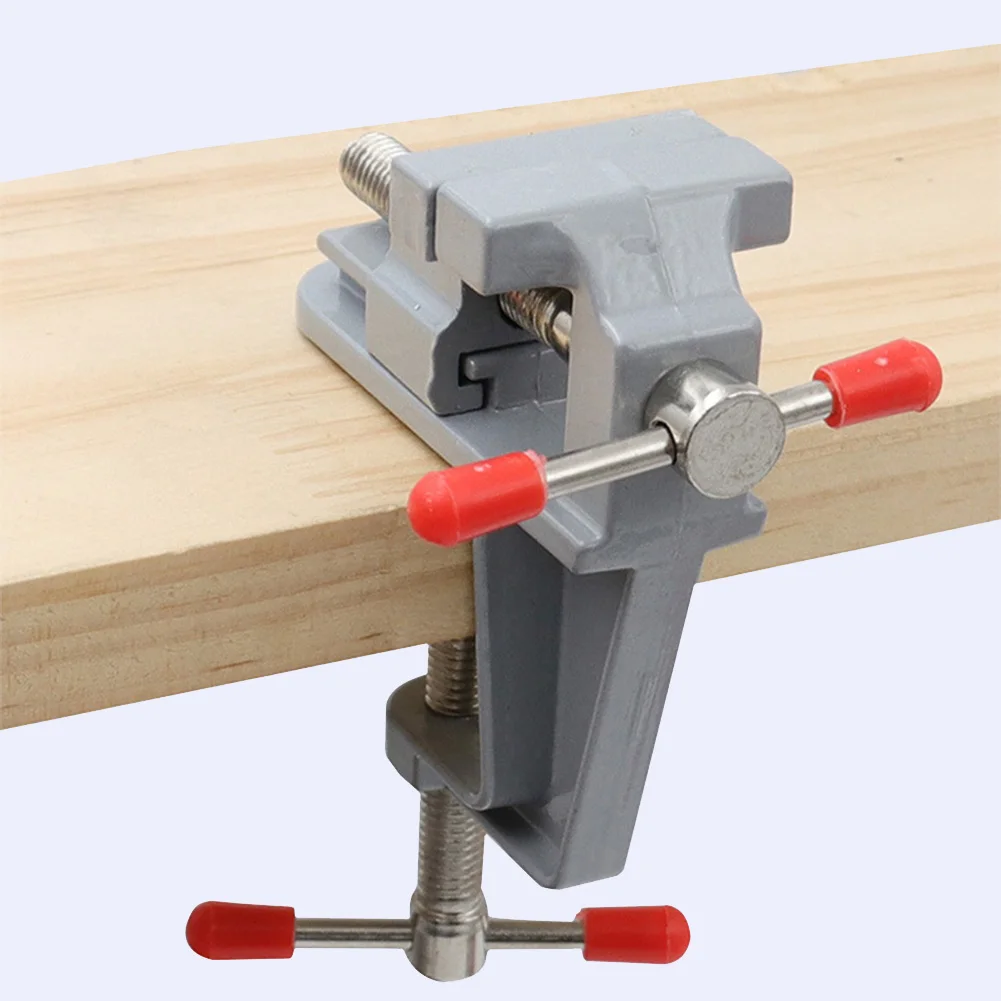 Mini Bench Vise Portable Workbench Vice Aluminium Alloy Small Bench Vice Jewelers Hobby Clamps for Jewelry Make Electronics