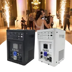 Máquina de faísca fria 600w fogos de artifício 5m casamento sparkler fonte dmx controle remoto para festa dj disco atividade mostrar