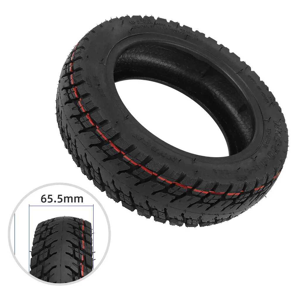 

For Electric Scooters 10x2.50 Scooter Tire 10 Inch Tubeless Tire Off-road Various Terrains Off-Road Performance