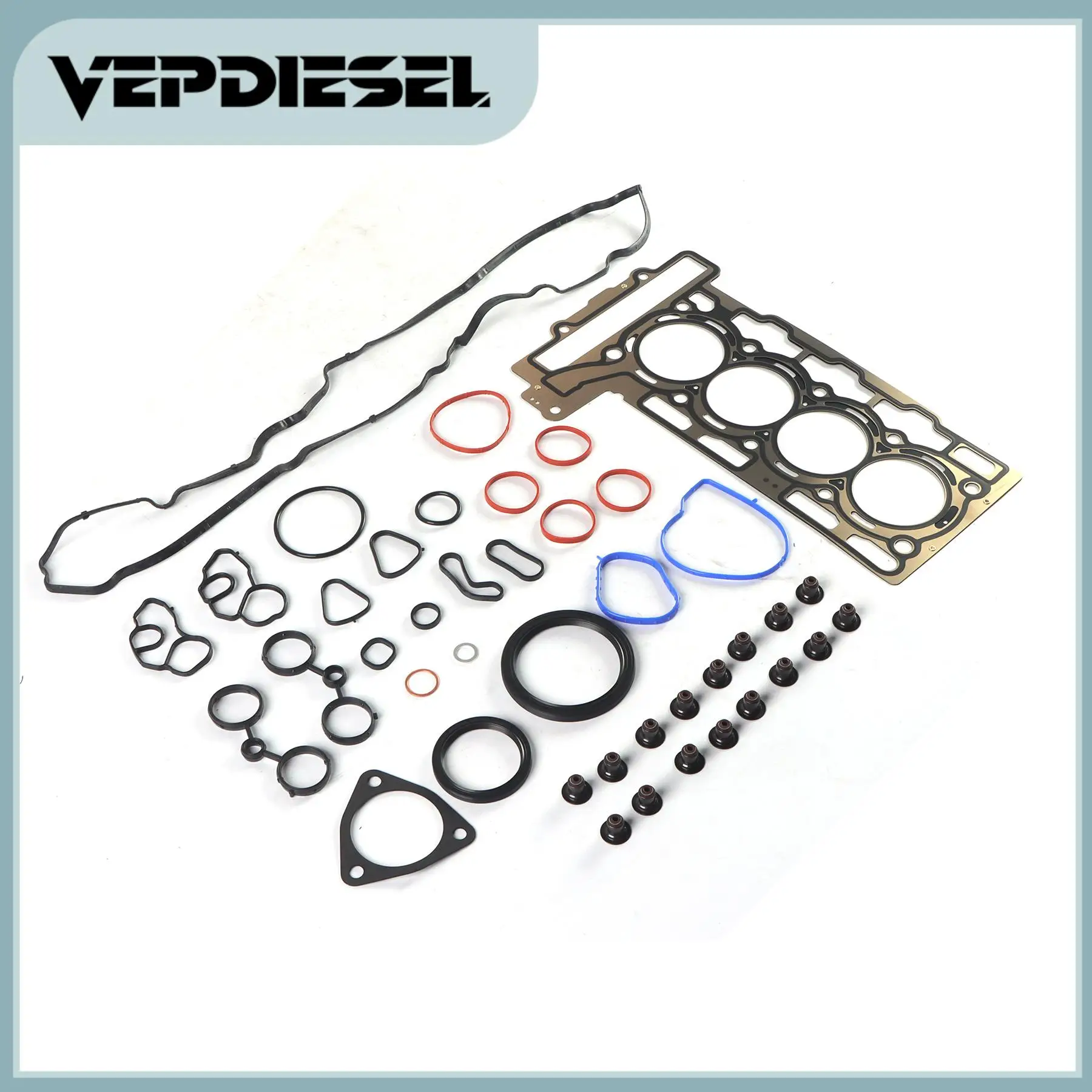 

Engine Overhaul Gaskets Seals Kit For Mini Clubman S Cooper S Cabrio S JCW R55 R56 R57 N14B16A N14B16C 1.6L OE# 11127586908