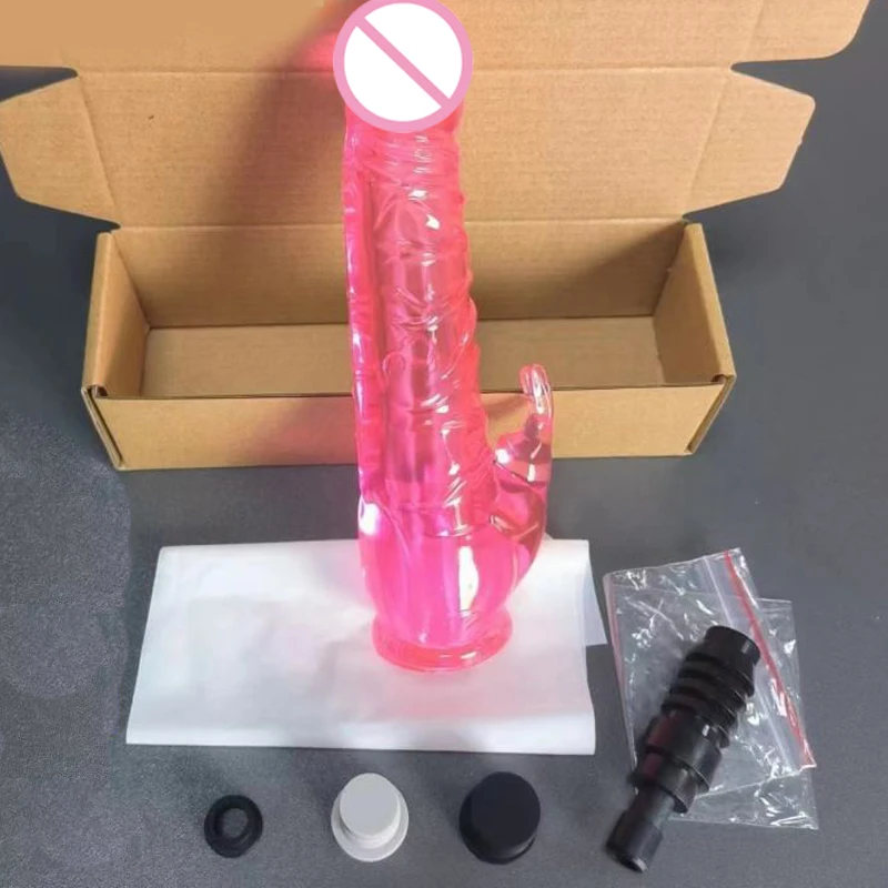 Fun accessories for hot fascia gun Massage head retrofit replacement head, dildo, G-spot vibration, clitoral stimulation