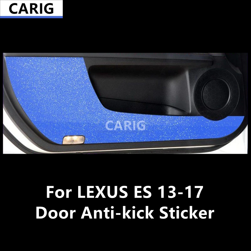 

For LEXUS ES 13-17 Door Anti-kick Sticker Modified Carbon Fiber Interior Car Film Accessories Modification