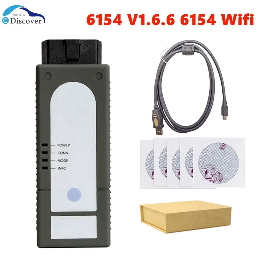 High Quality 6154 Wifi Full Chip 6154 For VAG Car Diagnostic Scanner 6154 FW V1.6.6 OBD2 Code Reader Programming Tool