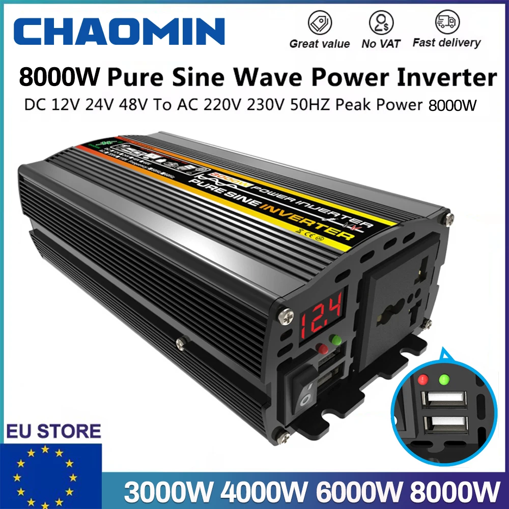 12V Car Solar Inver… - image