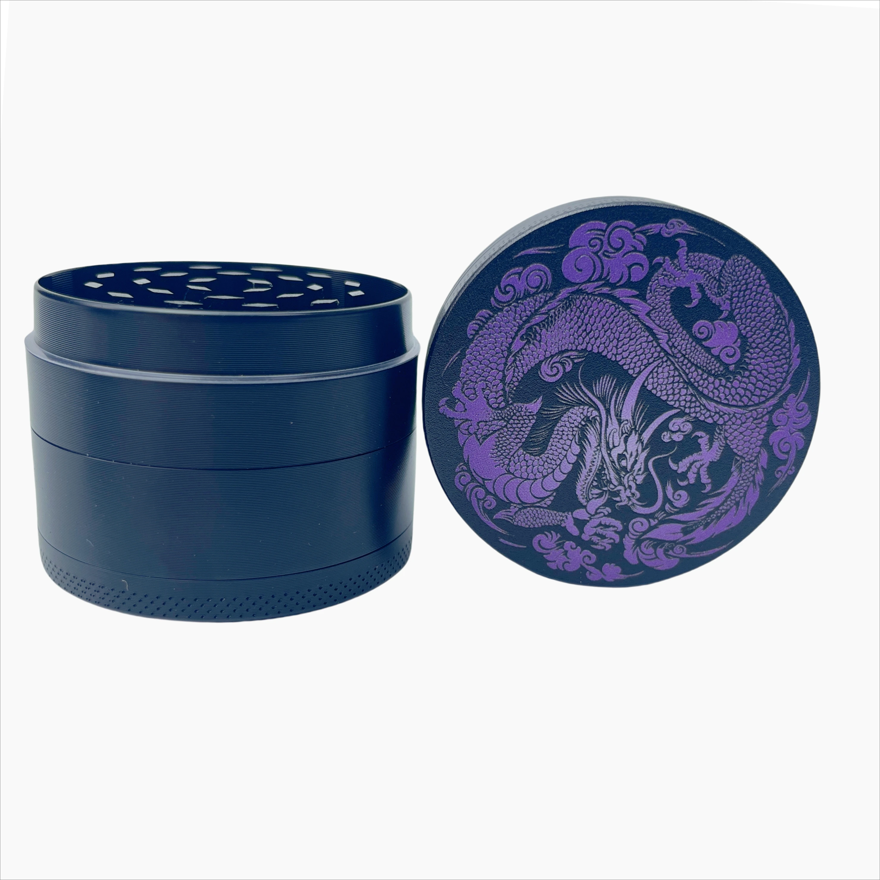 50mm/2inch Dragon Themed Chinese Style Metal Herb Grinder