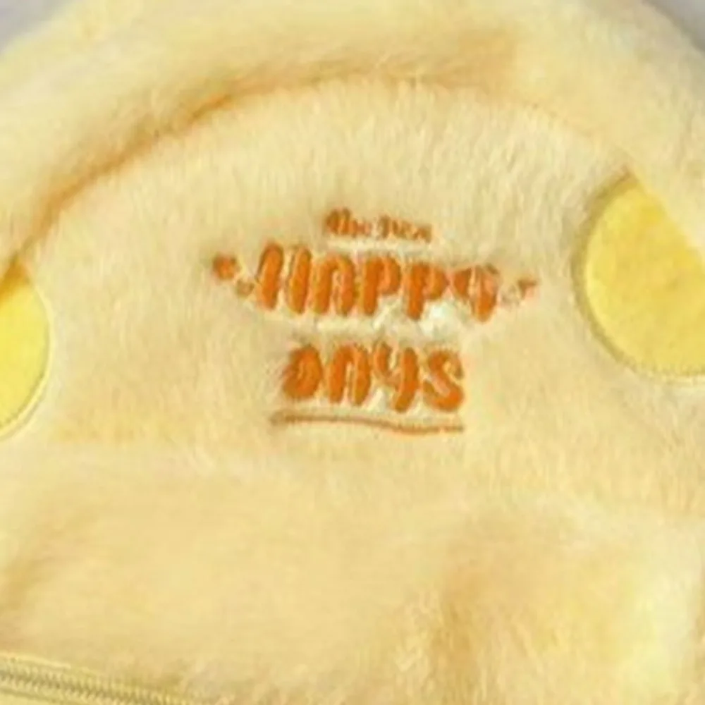 Plush Cheese Shape Plush Backpacks Large Capacity Resistant To Dirt Cartoon Storage Bag Soft Wear Resistant Plush Backpack