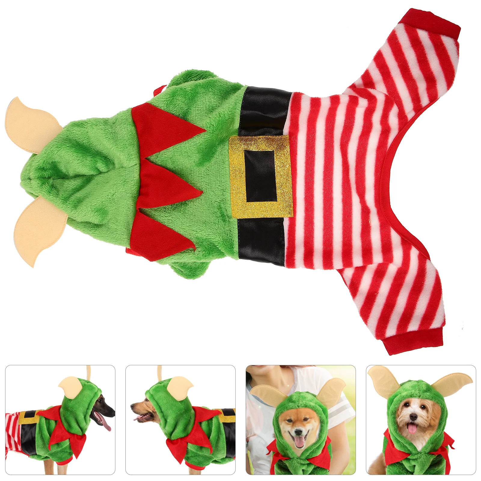 Dog Christmas Costume Clothes Xmas Party Puppy Pet Clothing