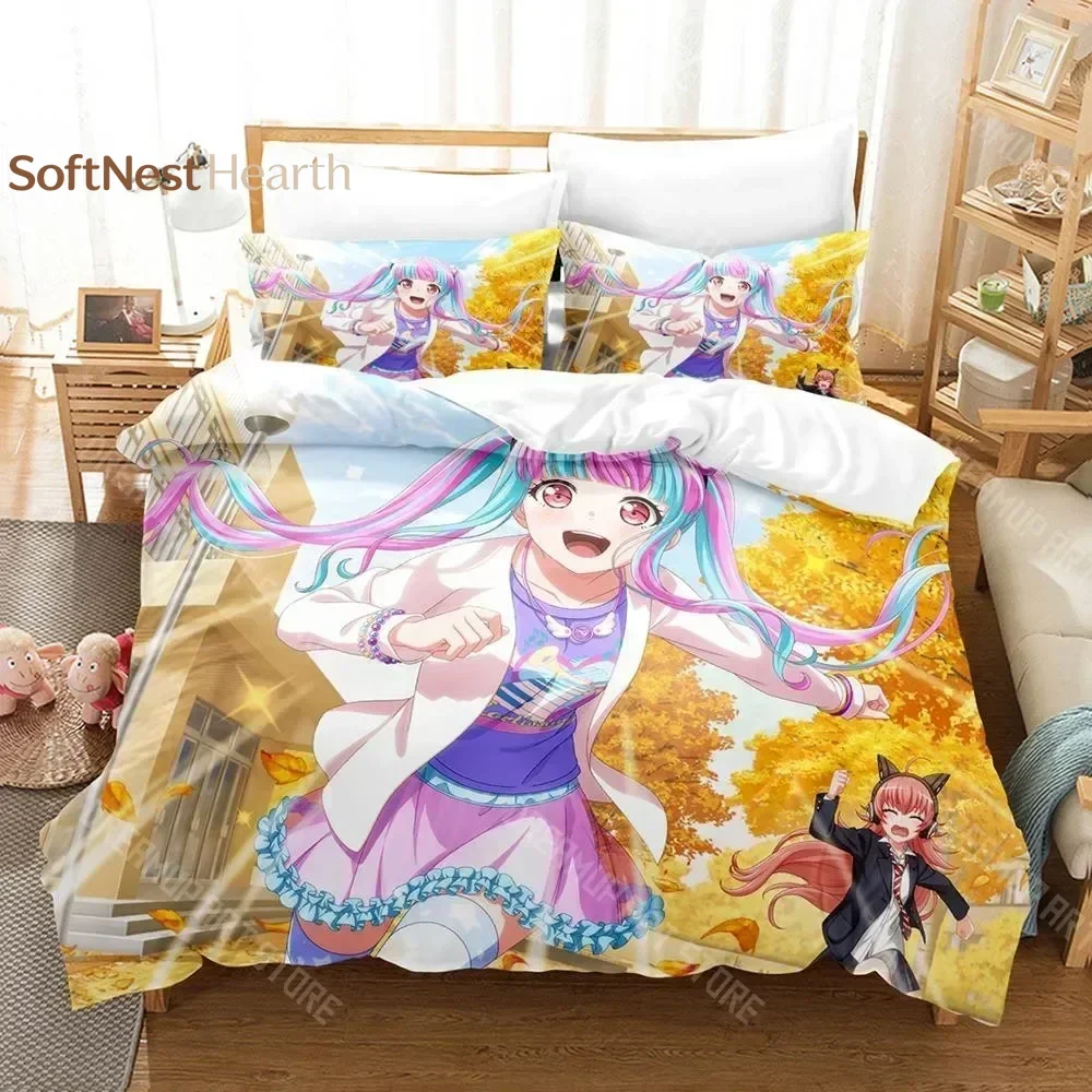 2026 3D Print RAISE A SUILEN Bedding Set Cartoon Anime Three-piece Set Adult Kid Bedroom Duvetcover Sets