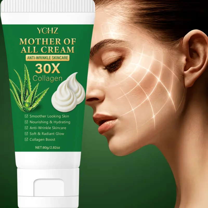 Aloe Vera Coconut Moisturizing Cream, Containing 30X Collagen, Hyaluronic Acid, and Niacinamide, Deeply Hydrates and Revitalizes Dry Skin for 48 Hours Perfect as a Gift, Suitable for the Face, Body, Hands, and Feet. 80