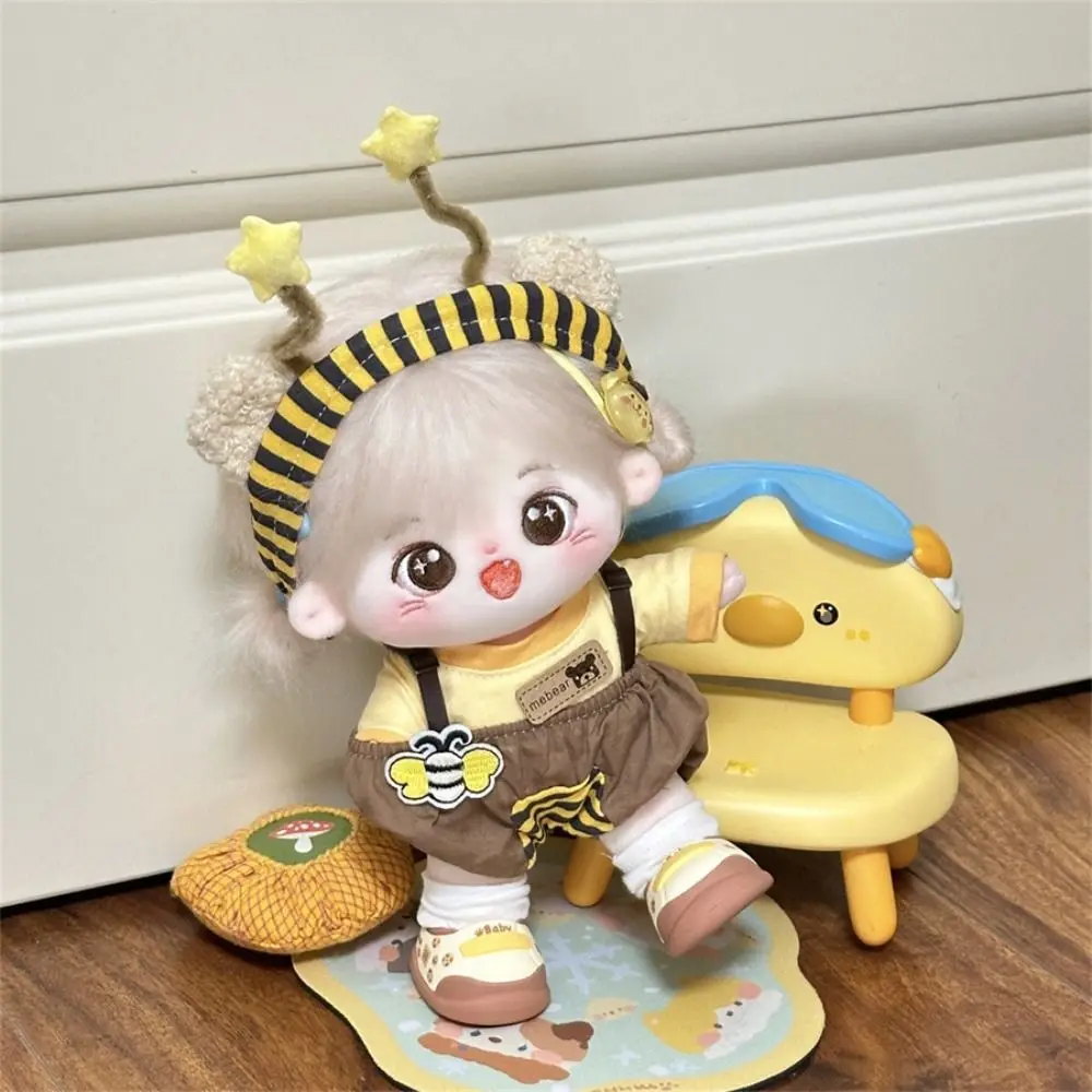 Fashion Cute Bunny Cotton Doll Clothes Cos Gift DIY Doll Princess Dress Handmade Doll Cap Headdress