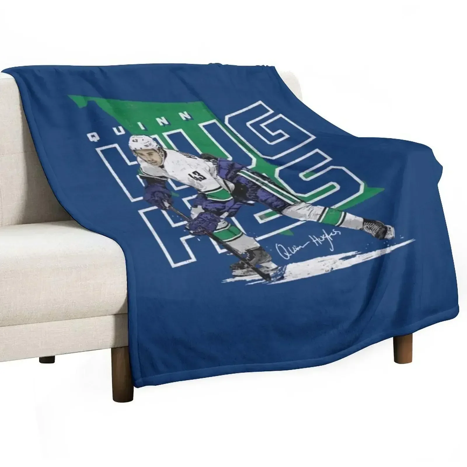 Quinn Hughes Throw Blanket Sofa halloween Thermal Cute Thin Luxury Designer Blankets