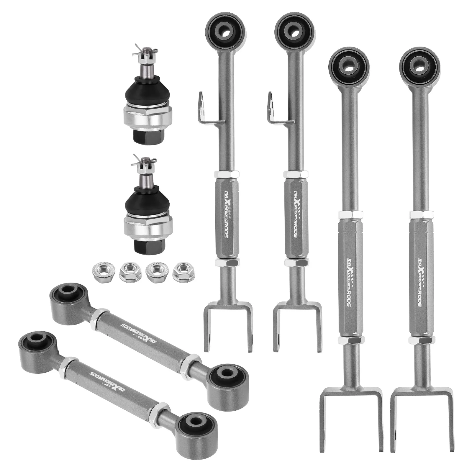 Rear Camber Control Arms Front Lower Ball Joints Carbon Steel Durable Powder Coating For Accord 2008-2013 Acura TL