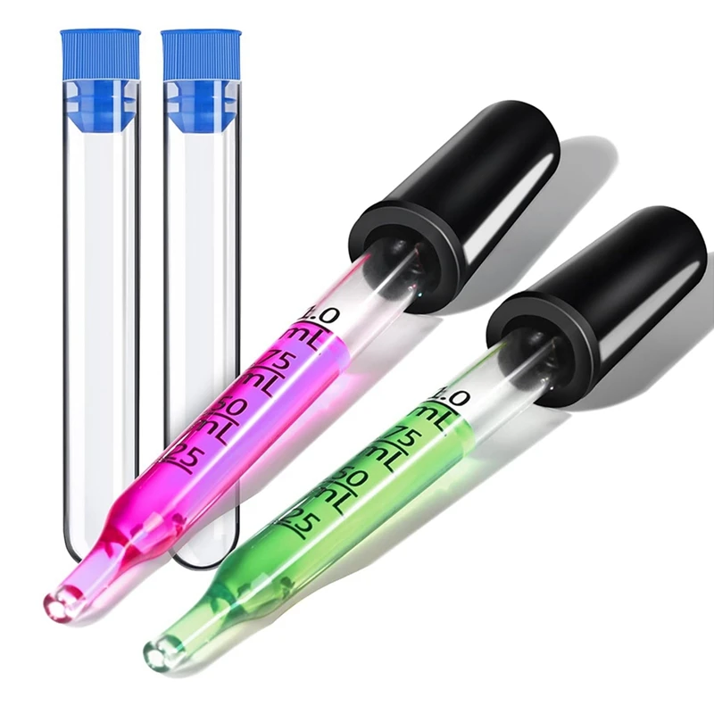 

2Pack Eye Dropper Pipettes Dropper 1Ml Glass Droppers Pipette For Essential Oil, Eye Droppers