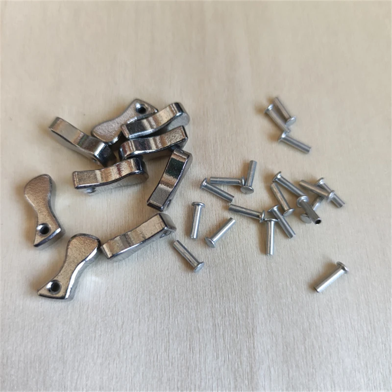 10pcs Metal Cam And 10pcs Rivets Universal Replacement Pendulum Set For Zippo Kerosene Lighter DIY Repair Inner Parts Wholesale