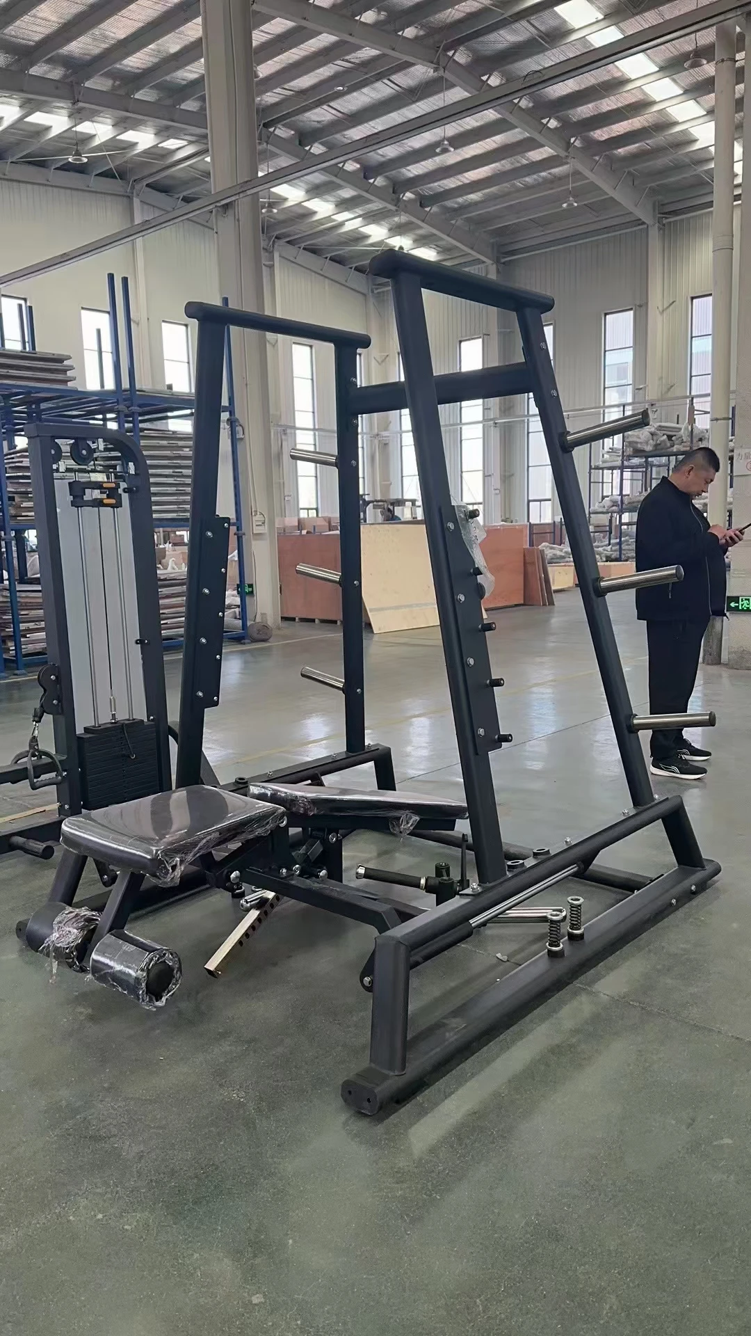 MND-PL37 Multi Station Chest Press Machine Commercial Gym Equipment Plate Loaded Training Machine MND Fitness