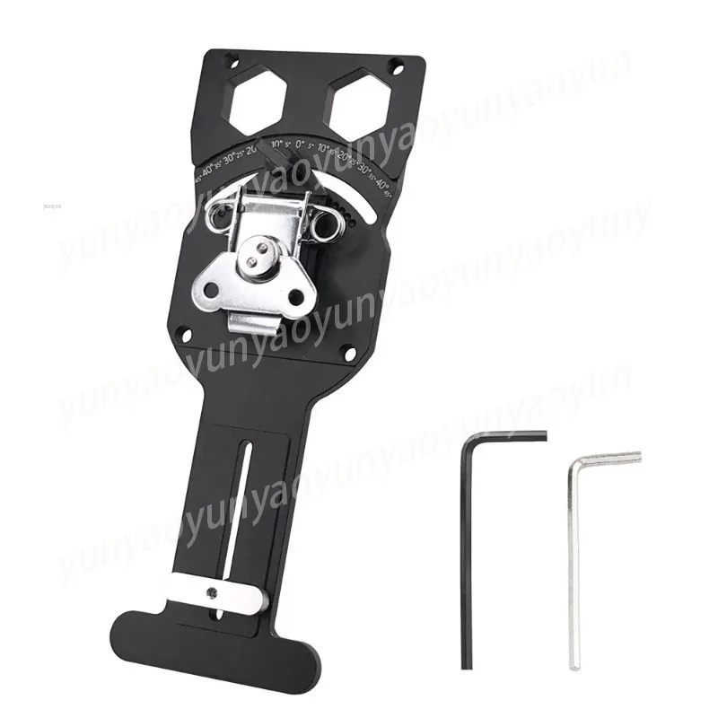 Adjustable Angle Saw Rail Ruler Right Angle Position Plate Backing Tool for Woodworking Circular Saw Cutting Locating