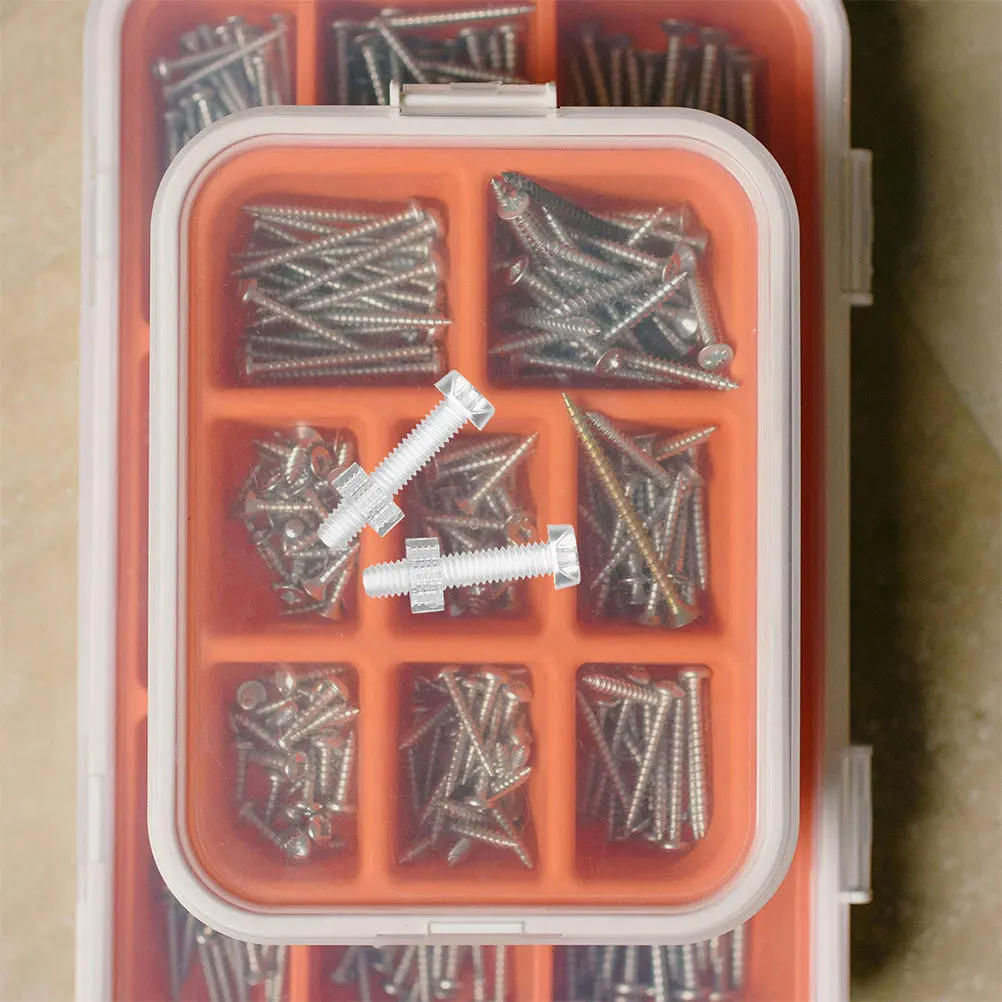 

Furniture Connector Hardware 10Set Transparent Acrylic Self Tapping Screws Nuts for Home Office Door Window