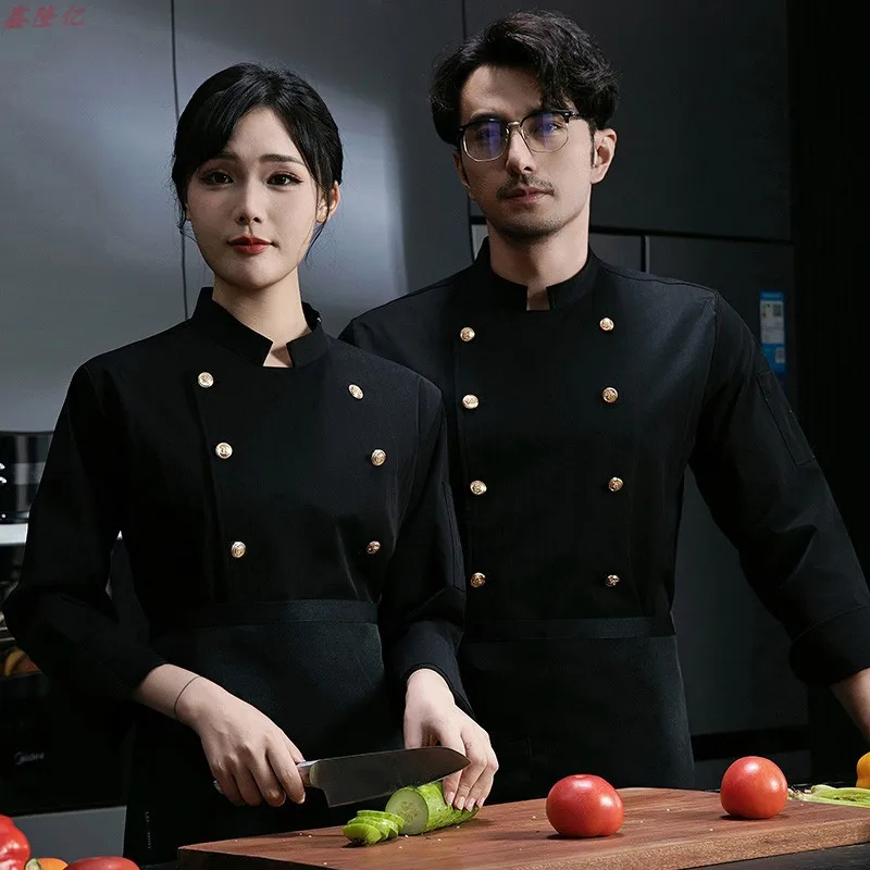 Hotel Restaurant Chef Uniform Cake Shop Baker Western Restaurant Steakhouse Waiter Autumn Kitchen Uniform