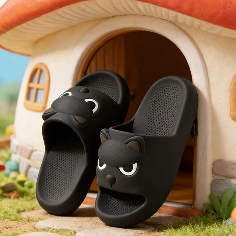 Weichsohlen-Hausschuhe mit niedlichem Hundemotiv aus EVA für Damen, Sommer 2026, rutschfeste Plattform-Paar-Hausschuhe, Outdoor-Strandschuhe, Slides – Detail 12