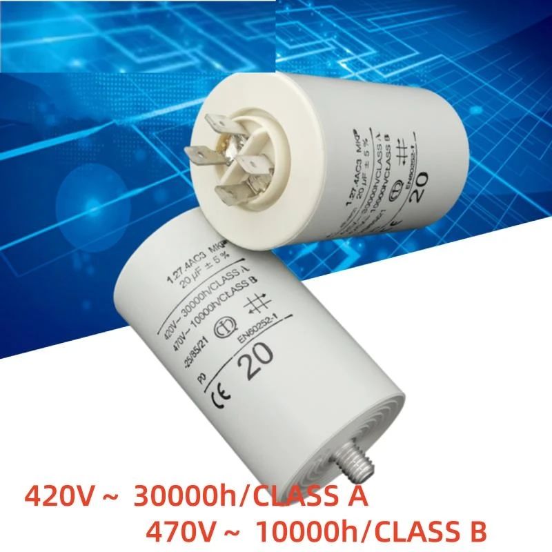 

1PCS A V 1.27.4AC3 MKP 420V 20uF 470V Fan Motor Start Capacitor