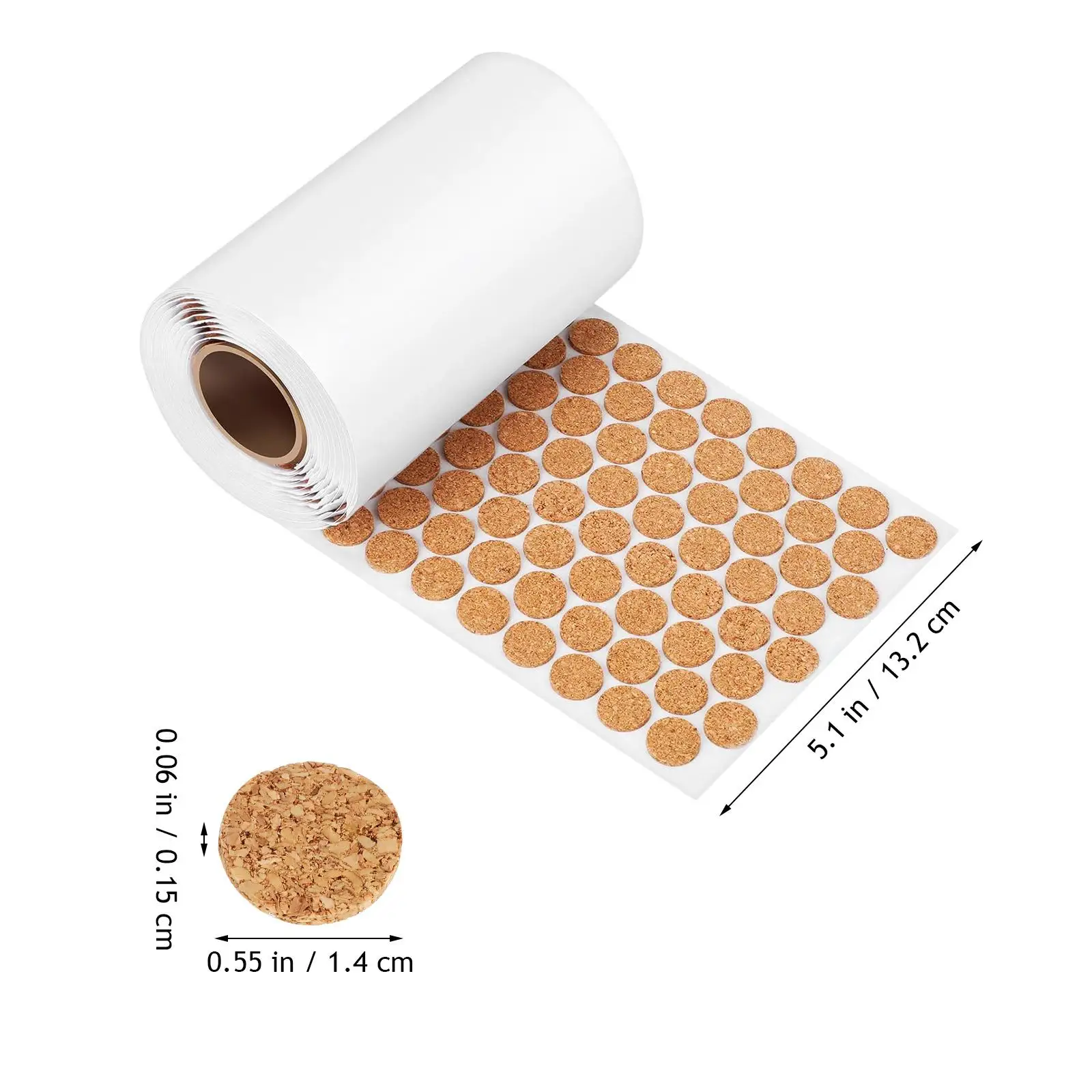 2000 stks Zelf Stabilisator Ronde Meubels Backed Stick Cirkels Peel Stick Protector Noise Reducer Non Protector Slip