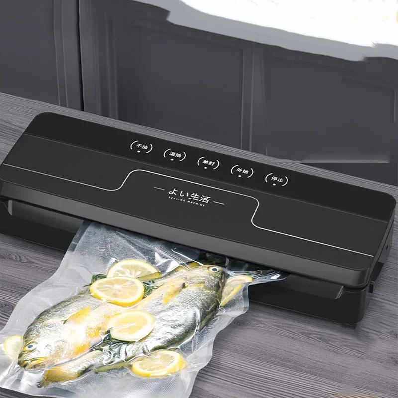 

Fully Automatic Vacuum Sealing Machine Food Packaging Machine Household Fresh-Keeping Bag Plastic Sealing Machine Vacuum Sealer