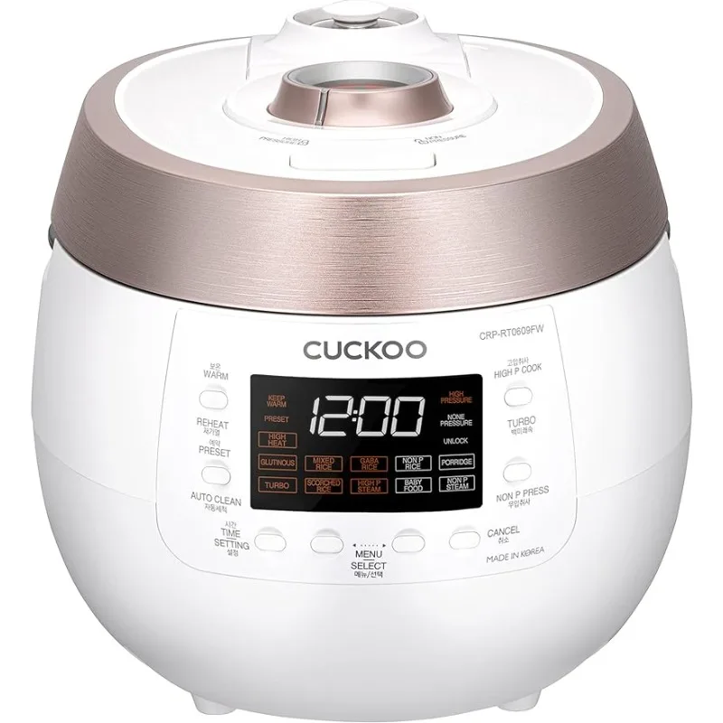 

6 cup Twin Pressure Plate Rice Cooker & Warmer with High Heat, GABA, Mixed, Scorched, Turbo, Porridge