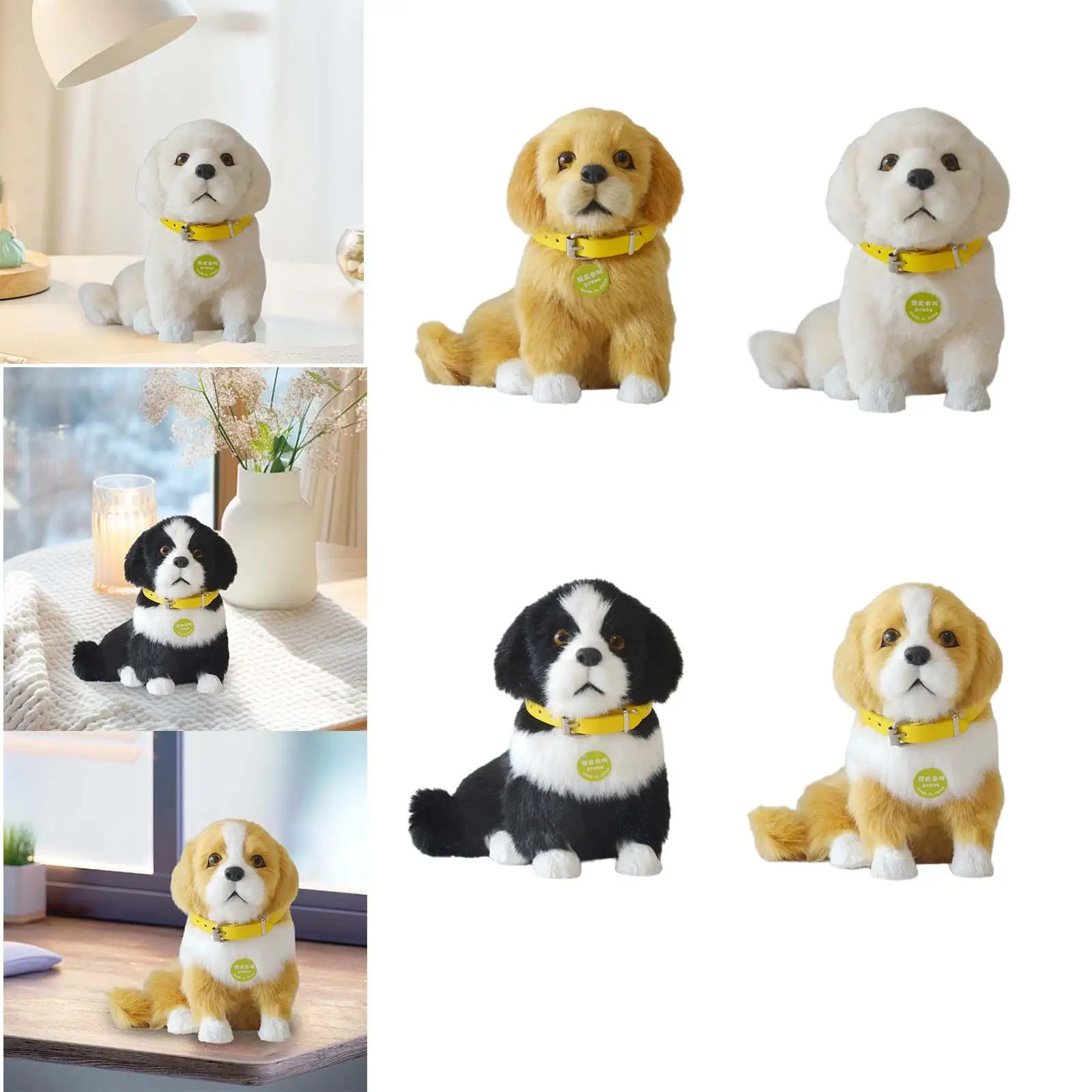 Juguete de peluche electrónico interactivo para cachorros, juguete electrónico creativo y animado para mascotas, regalo, fiesta, decoración del hogar, cumpleaños